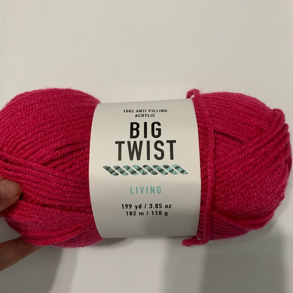 Big Twist Living Yarn in Fuschia
